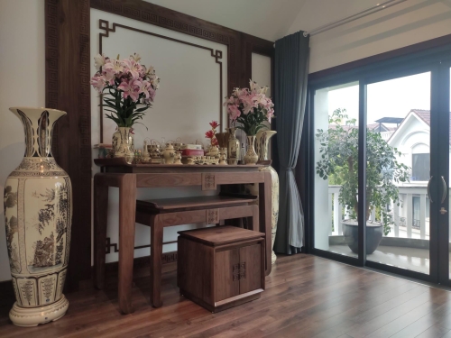 Bàn thờ gỗ óc chó BT-06
