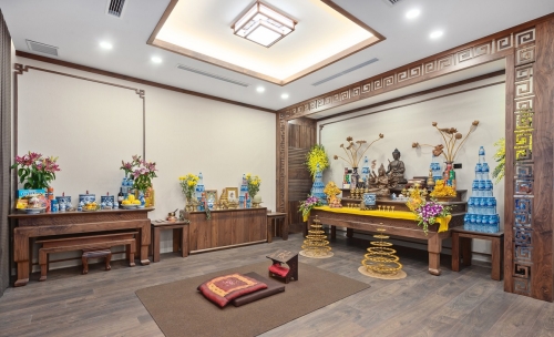 Bàn thờ gỗ óc chó BT-07