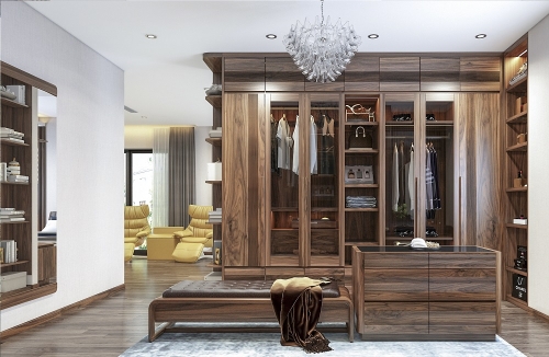 Tủ quần áo óc chó TQA-06