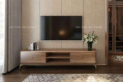Kệ tivi gỗ óc chó KTV-16