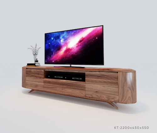 Kệ tivi gỗ óc chó KTV-05