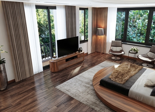 Kệ gỗ óc chó KTV-09