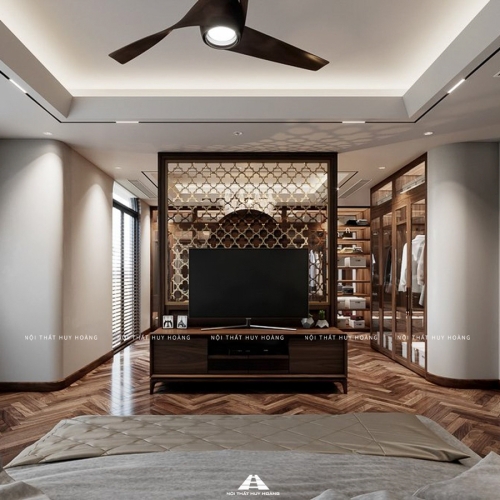 Kệ tivi gỗ óc chó KTV-17