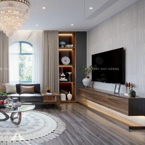 Kệ tivi gỗ óc chó KTV-23