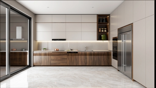 Tủ bếp gỗ óc chó TB-15