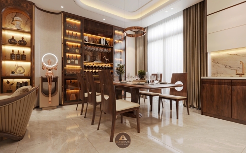 Bàn ăn gỗ óc chó nhập khẩu Savilon 19