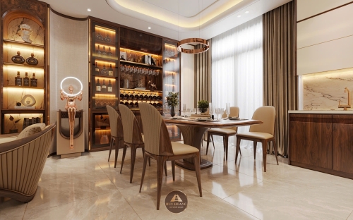 Bộ bàn ăn gỗ óc chó 6 ghế Savilon 23